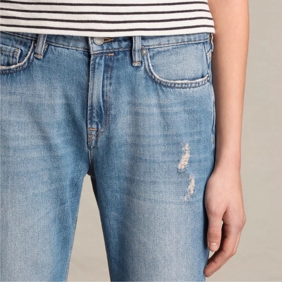 AllSaints Slit Boyfriend Jeans - Picture 3 of 9